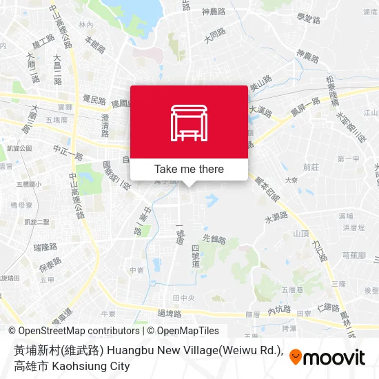 黃埔新村(維武路) Huangbu New Village(Weiwu Rd.) map