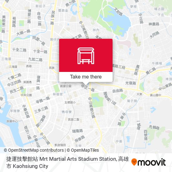 捷運技擊館站 Mrt Martial Arts Stadium Station map