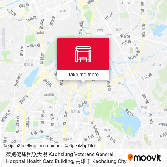榮總健康照護大樓 Kaohsiung Veterans General Hospital Health Care Building地圖