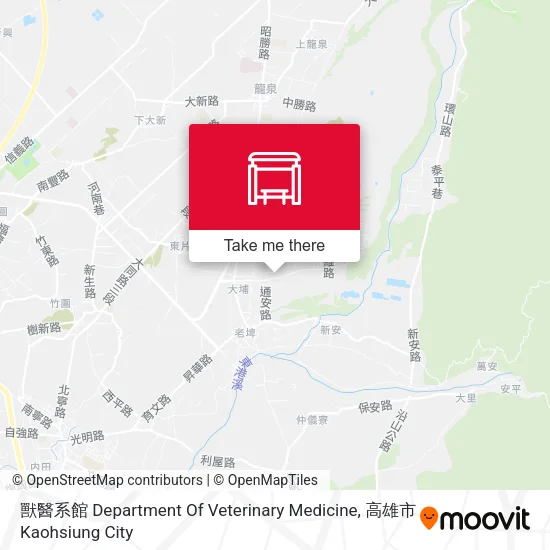獸醫系館 Department Of Veterinary Medicine地圖