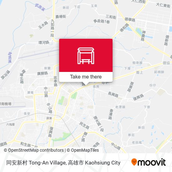 同安新村 Tong-An Village map