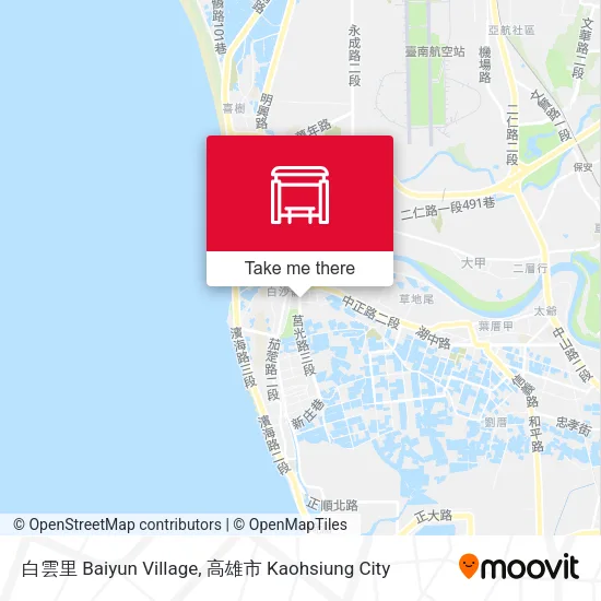 白雲里 Baiyun Village地圖