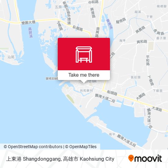 上東港 Shangdonggang map