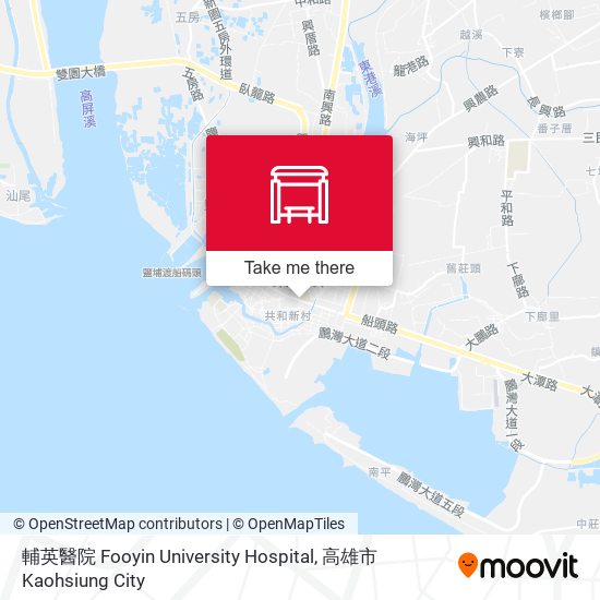 輔英醫院 Fooyin University Hospital map
