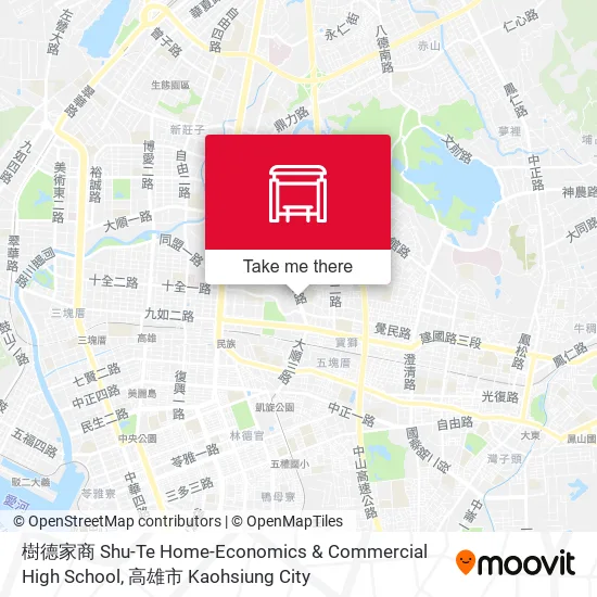 樹德家商 Shu-Te Home-Economics & Commercial High School地圖