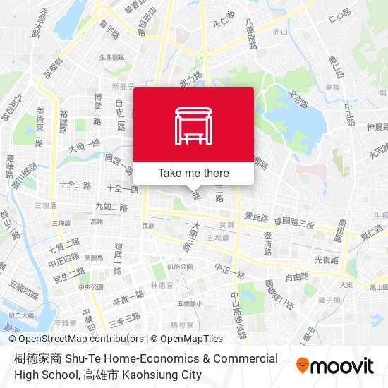 樹德家商 Shu-Te Home-Economics & Commercial High School map