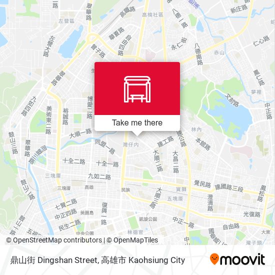 鼎山街 Dingshan Street map