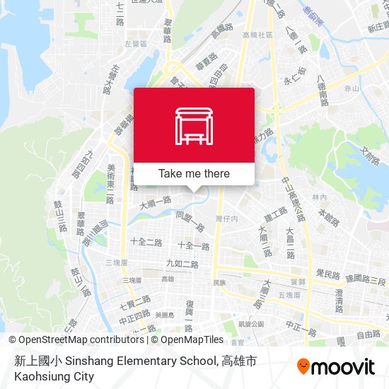 新上國小 Sinshang Elementary School map