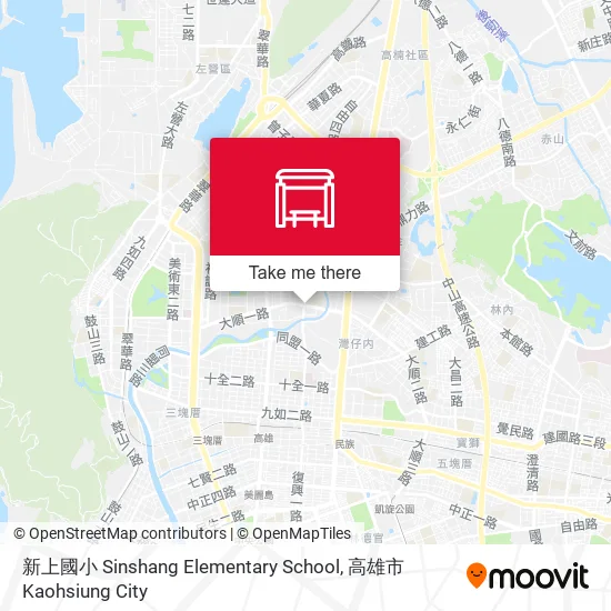 新上國小 Sinshang Elementary School地圖