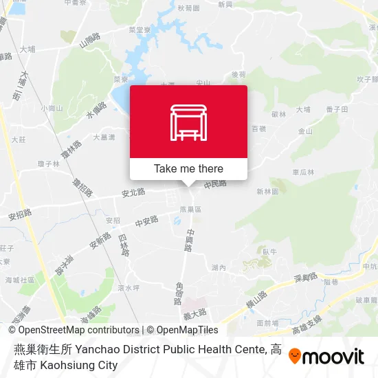 燕巢衛生所 Yanchao District Public Health Cente map