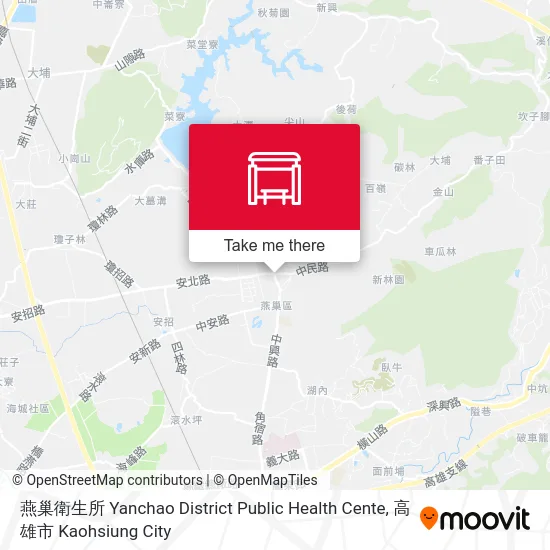 燕巢衛生所 Yanchao District Public Health Cente map