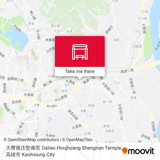 大寮後庄聖南宮 Daliao Houjhuang Shengnan Temple地圖