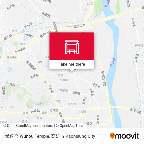 武侯宮 Wuhou Temple地圖