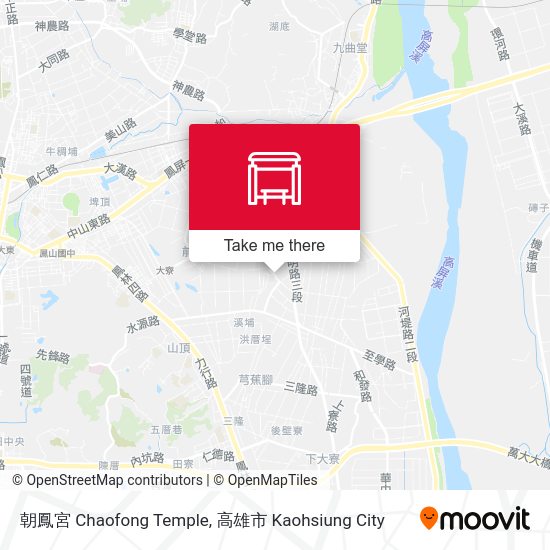 朝鳳宮 Chaofong Temple map