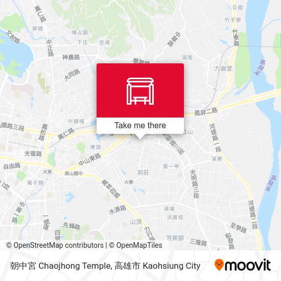 朝中宮 Chaojhong Temple地圖