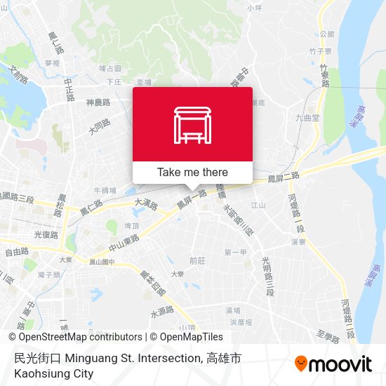 民光街口 Minguang St. Intersection map