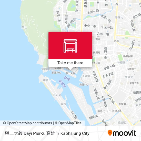 駁二大義 Dayi Pier-2地圖