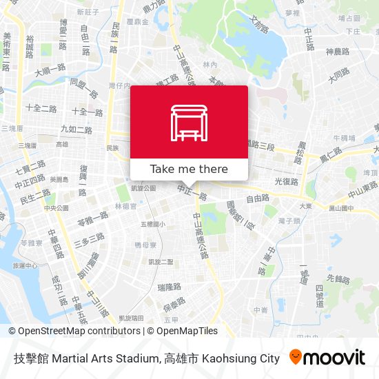 技擊館 Martial Arts Stadium map