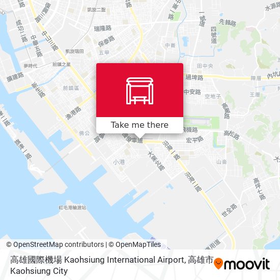 高雄國際機場 Kaohsiung International Airport map