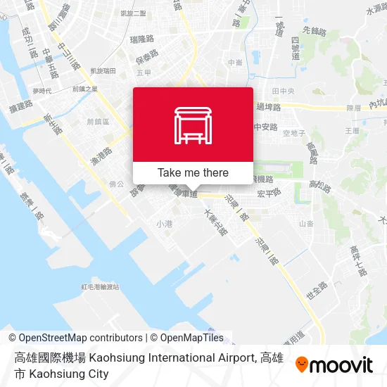 高雄國際機場 Kaohsiung International Airport map