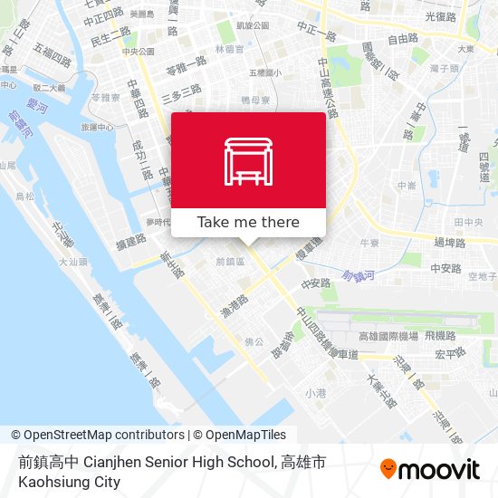 前鎮高中 Cianjhen Senior High School map