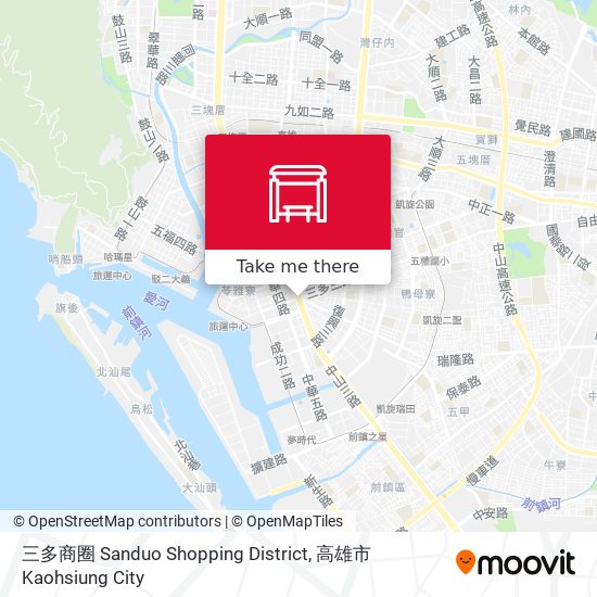 三多商圈 Sanduo Shopping District map