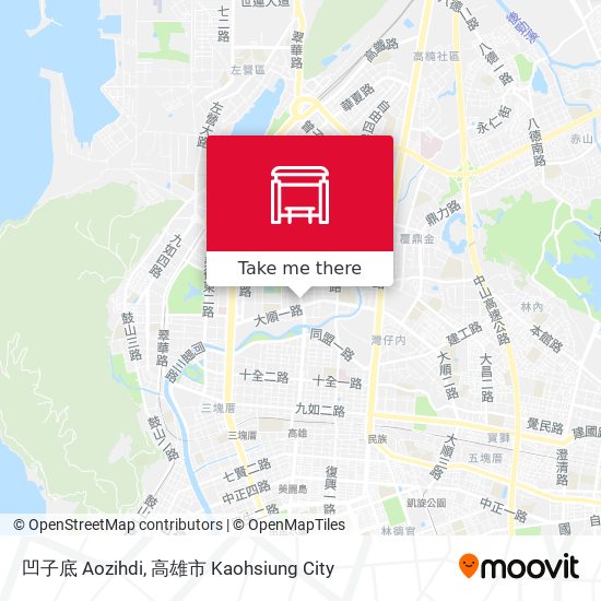 凹子底 Aozihdi地圖