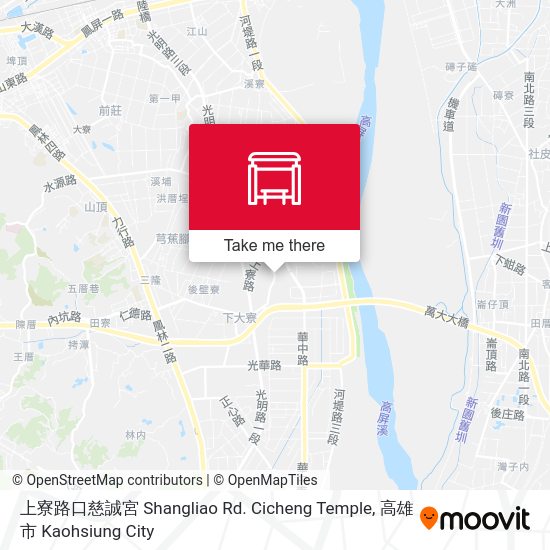 上寮路口慈誠宮 Shangliao Rd. Cicheng Temple map