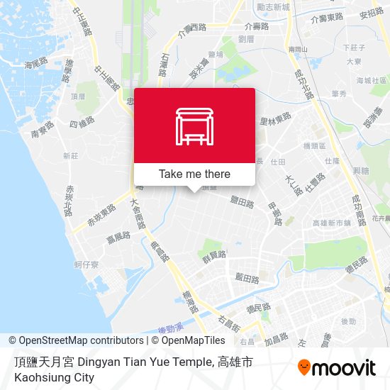 頂鹽天月宮 Dingyan Tian Yue Temple map