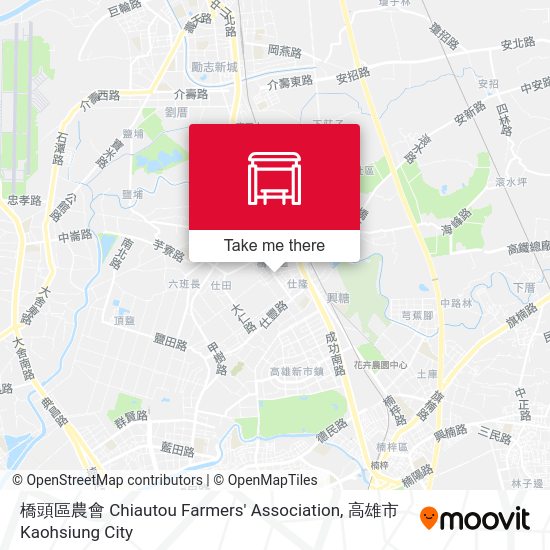 橋頭區農會 Chiautou Farmers' Association地圖