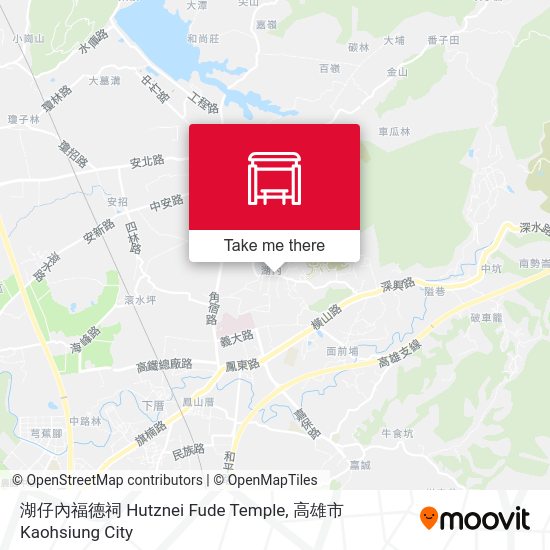 湖仔內福德祠 Hutznei Fude Temple map