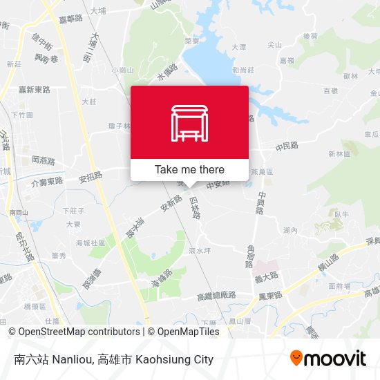 南六站 Nanliou map