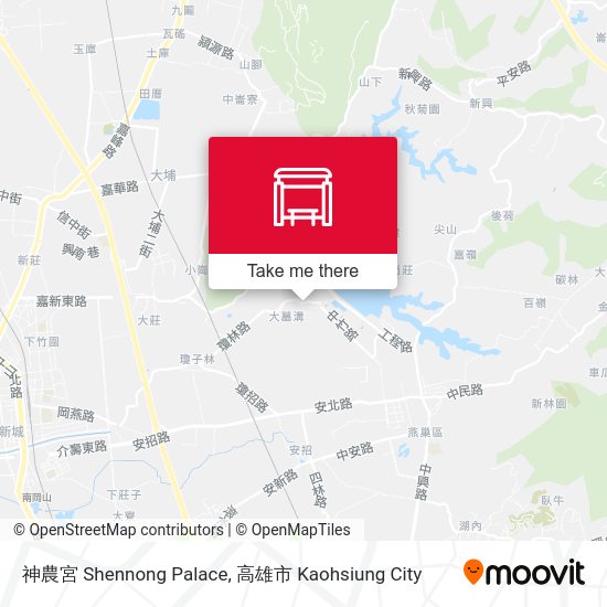 神農宮 Shennong Palace map