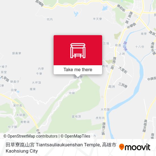 田草寮崑山宮 Tiantsauliaukuenshan Temple map