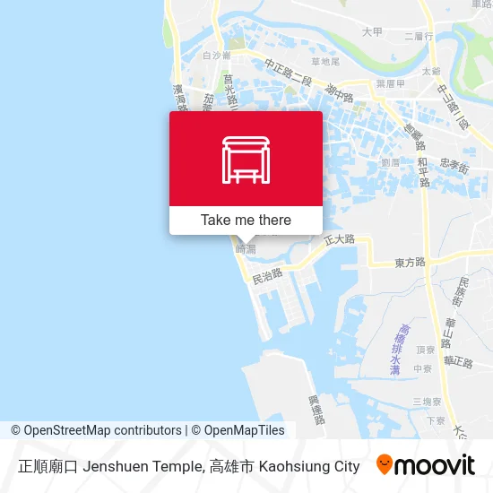 正順廟口 Jenshuen Temple地圖