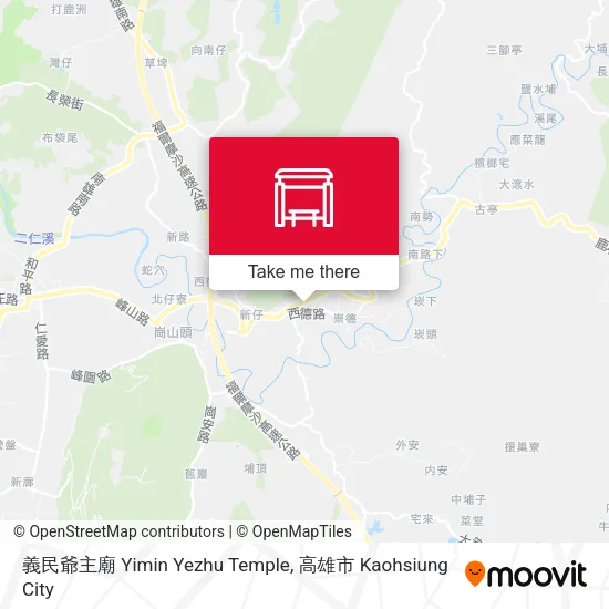 義民爺主廟 Yimin Yezhu Temple地圖