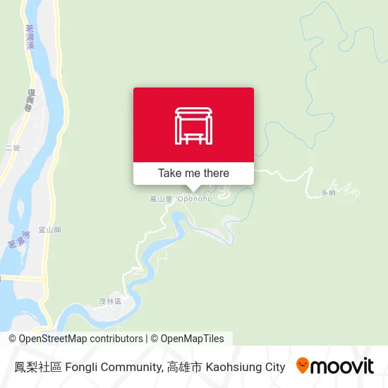 鳳梨社區 Fongli Community map
