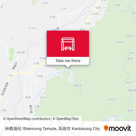 神農廟站 Shennong Temple地圖