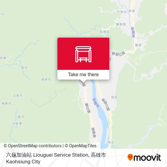 六龜加油站 Liouguei Service Station地圖