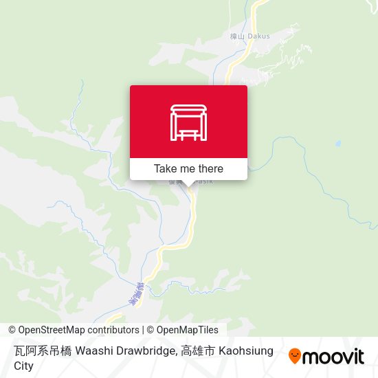 瓦阿系吊橋 Waashi Drawbridge map