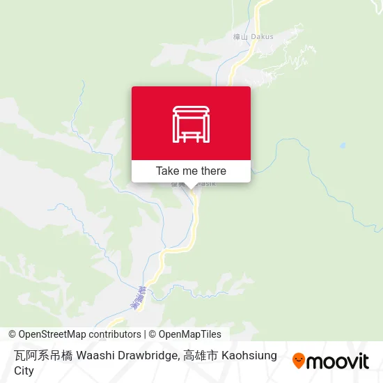 瓦阿系吊橋 Waashi Drawbridge地圖