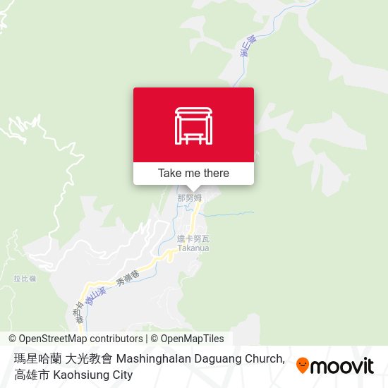 瑪星哈蘭 大光教會 Mashinghalan Daguang Church地圖
