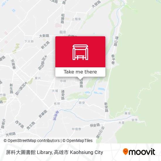 屏科大圖書館 Library map