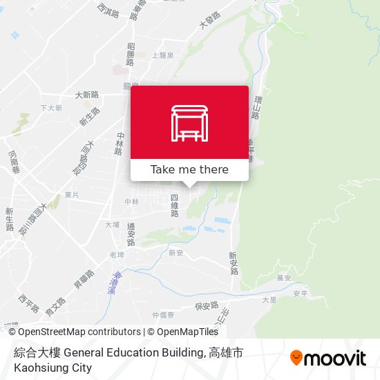 綜合大樓 General Education Building map
