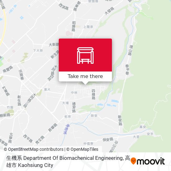 生機系 Department Of Biomachenical Engineering map