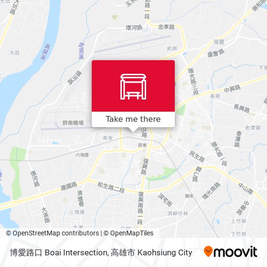博愛路口 Boai Intersection map