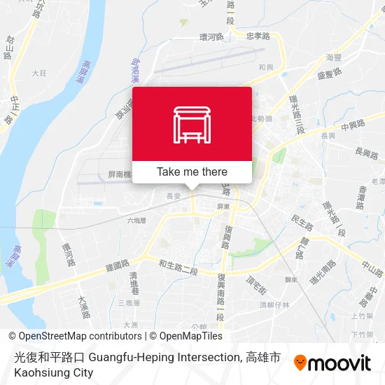光復和平路口 Guangfu-Heping Intersection map