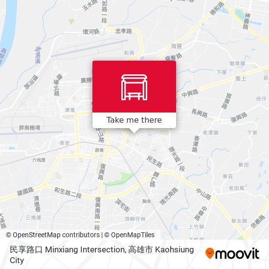民享路口 Minxiang Intersection map