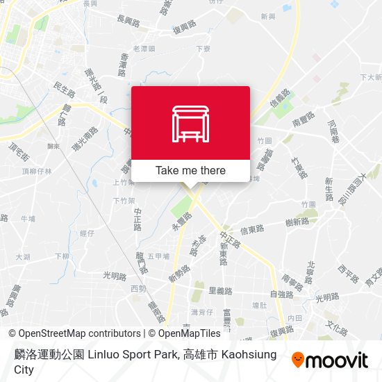 麟洛運動公園 Linluo Sport Park map