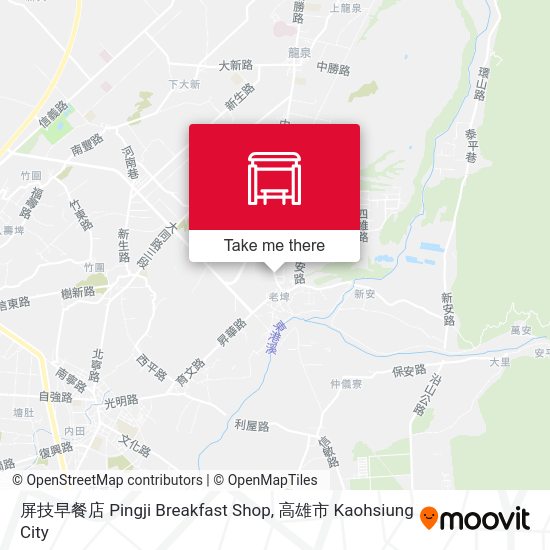 屏技早餐店 Pingji Breakfast Shop地圖